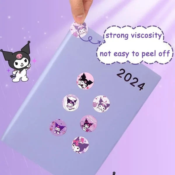 300Pcs/roll Sanrio Sticker Cartoon Kids Student Handbooks Kuromi Melody Reward Stickers Gift Girl Boy Decoration Decals Toys - Image 5