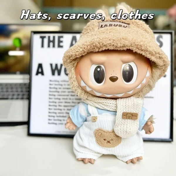 New Arrival 38cm Mini Cute Doll Clothes Outfit Accessories Labubu Idol V1 V2 Cloud Shirt Set Ornament Only Clothes Birthday Gift - Image 4