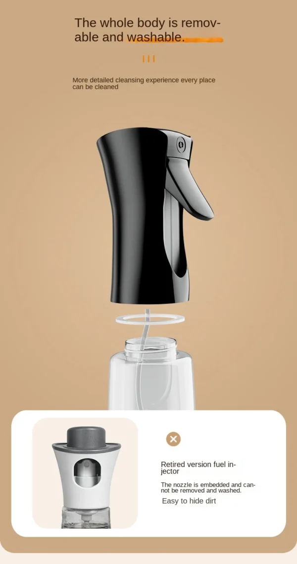 1Pc 200/300/500 ML Oil Spray Pot Kitchen Household Edible Olive Oil Spray Bottle Atomized Misty Oil Tank Air Fryer Spray Bottle - Image 18