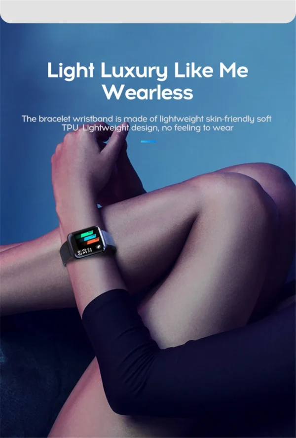 Smart Watch Sport Fitness Bracelet Control Music Message Display Pedometer Bluetooth Connect Smartwatch 116 Alarm Clock Weather - Image 21