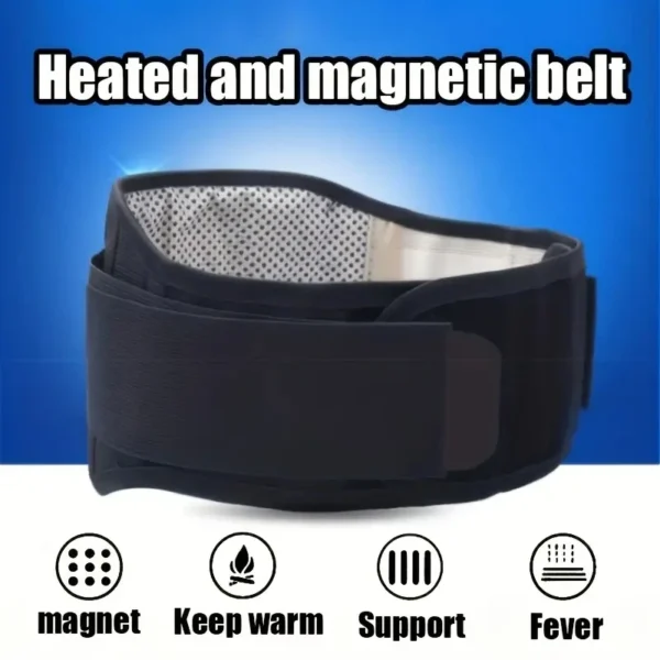 1pc Adjustable Self-heating Magnetic Therapy Back And Waist Support Belt, Waist Massage Belt Sports Support Belt, Body Care Belt - Image 7
