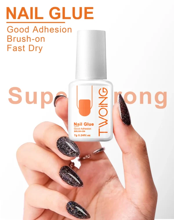 7g Super Strong Nail Glue For False Nail Tips, Acrylic Nails,Press On Nails,Fake Nails Art Decoration Lasting Adhesion - Image 9