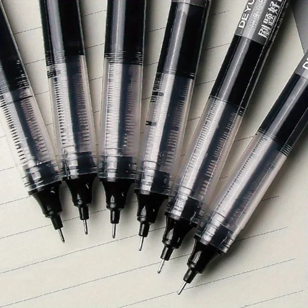 10Pcs/set High Quality Needle Type Gel Pens Straight Liquid Ballpoint Pen Kawaii Stationery School Office Supplies Writing - Image 14
