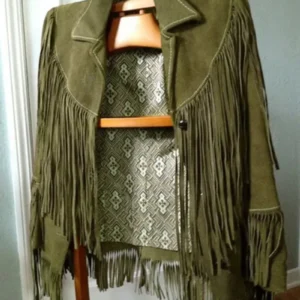 Classic Retro Women's Jacket Suede Tassel Long Sleeve Bohemian Ethnic Style 2024 Autumn And Winter New Jacket