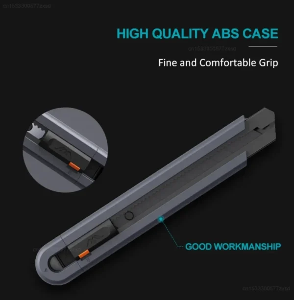 Xiaomi Jimihome 0.79inch Stretch Utility Knife Paper Cutters Carbon Steel Blades Pocket Knife with Safety Lock Handicraft Tool - Image 11