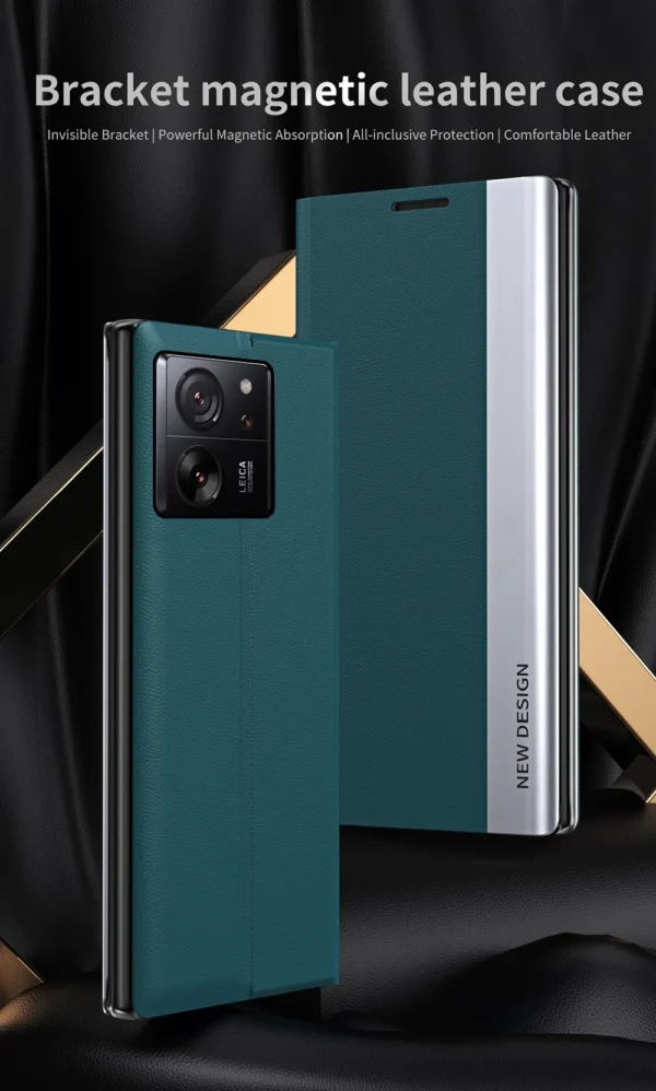 For Iphone 15 Pro Max Case Luxury Plating Leather Flip Cover For I Phone 15 Iphone15 ProMax 15Pro Plus Magnetic Stand Book Coque - Image 15
