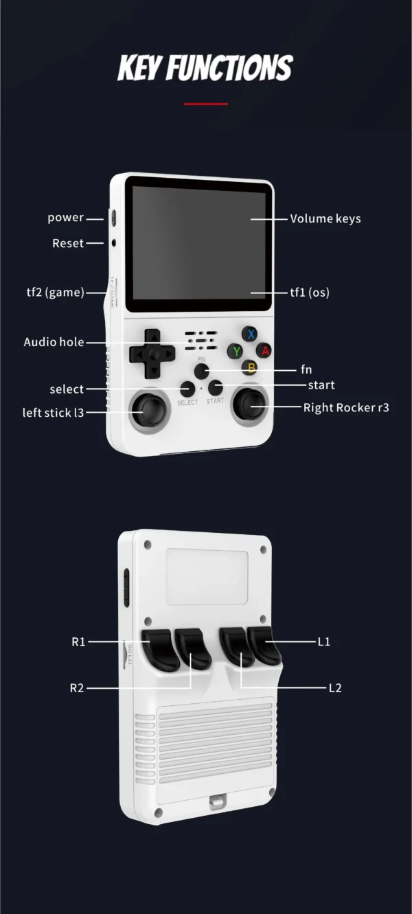 128GB R36S Retro Handheld Video Game Console Linux System 3.5 Inch IPS Screen Portable Pocket Video Player 64GB Games Boy Gift - Image 16