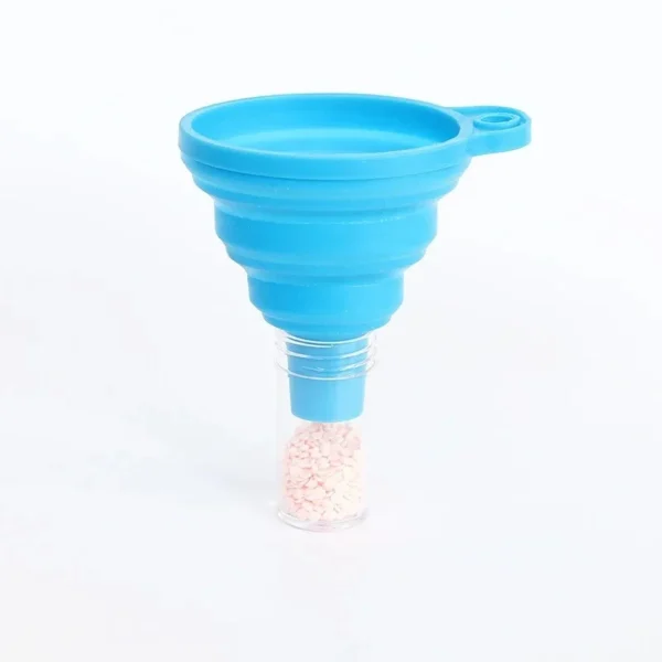 Car Engine Funnel Universal Silicone Liquid Funnel Washer Fluid Change Foldable Portable Auto Engine Oil Petrol Change Funnels - Image 9