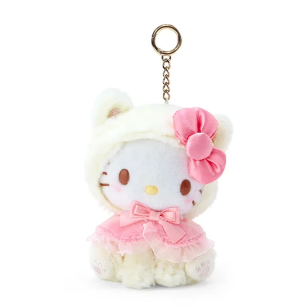 Sanrio Hello Kitty Keychain My Melody Kuromi Plush Keyring Kawaii Cinnamoroll Children Toys Keychains Cute Pompom Purin Gifts - Image 12