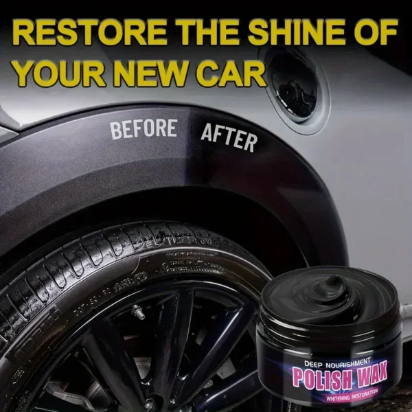 Universal Leather and Plastic Repair Polishing Wax - Automotive interior reconditioning cream for leather/plastic/rubber care - Image 4