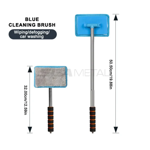 SEAMETAL Car Front Windshield Defogging Brush Telescopic Long handle Car Household Glass Clean Brushes Dust Remover Tool - Image 8