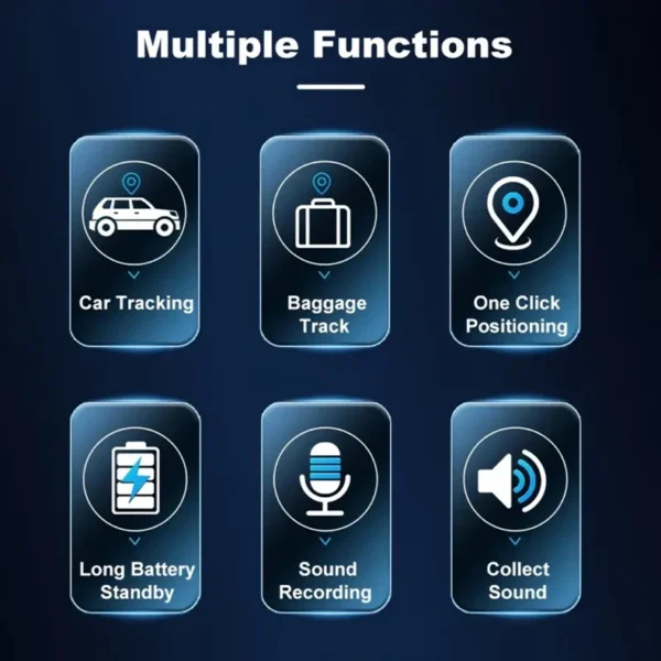 Micro Magnetic GPS Tracker, Vehicle Motorcycle Real-time Anti-theft Tracking Monitor, Personal Anti Loss Positioning Mini GPS - Image 13