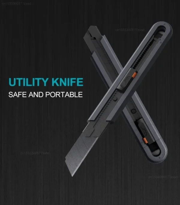 Xiaomi Jimihome 0.79inch Stretch Utility Knife Paper Cutters Carbon Steel Blades Pocket Knife with Safety Lock Handicraft Tool - Image 8