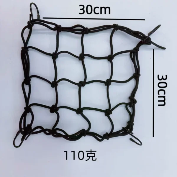 1pc Universal Car Storage Bag Double Mesh Trunk Storage Net, Car Built-in Storage Bag, Car Fire Extinguisher Fixed Net - Image 8
