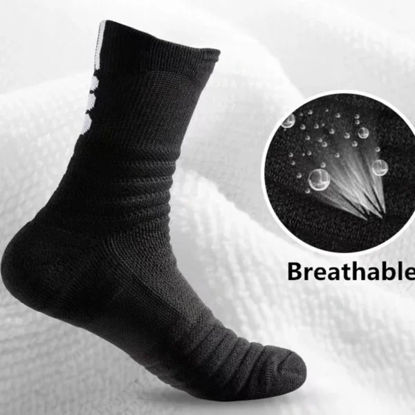 1/3 Pairs Anti-slip Football Socks Men Cotton Sock Short Long Tube Soccer Basketball Sport Socks Breathable Deodorous Sock 39-45 - Image 35