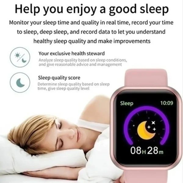 Smart Watch For Women Men Wristwatch Bluetooth Connected Phone Player Music Fitness Sport Bracelet Sleep Monitor Digital Watches - Image 22
