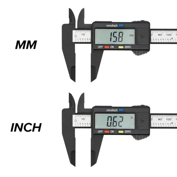 150mm 100mm 0.1mm Electronic Digital Caliper Vernier Caliper Measuring Tool Gauge Micrometer Measuring Tool Digital Ruler - Image 4