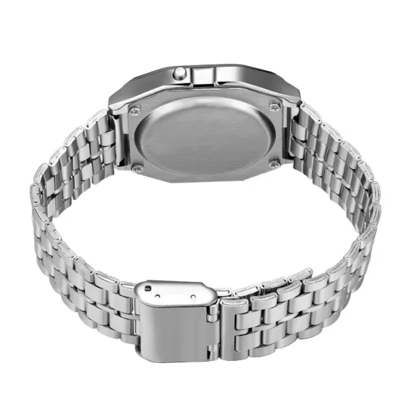 F91W Steel Strap Watches Women Watch Men Business Clock Multifunction LED Digtal Sports Wrist Watch Electronic Clock Electron wi - Image 2