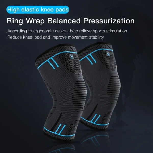 1 PCS Spring Supported Knee Pads For Fitness Basketball Volleyball Running and Sports Suitable For Multiple Scenarios - Image 2