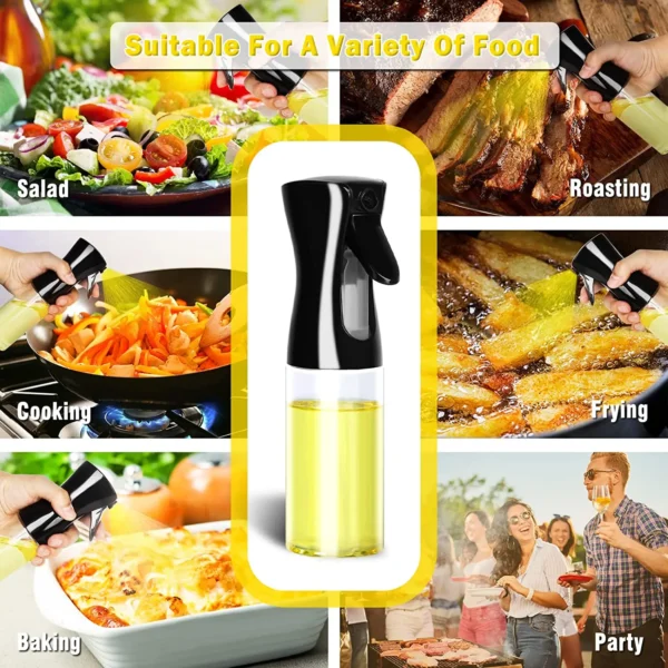 200/300/500ml Oil Spray Bottle BBQ Cooking Olive Oil Sprayer Kitchen Baking Oil Spray Empty Bottle Vinegar Bottle oil brush - Image 35
