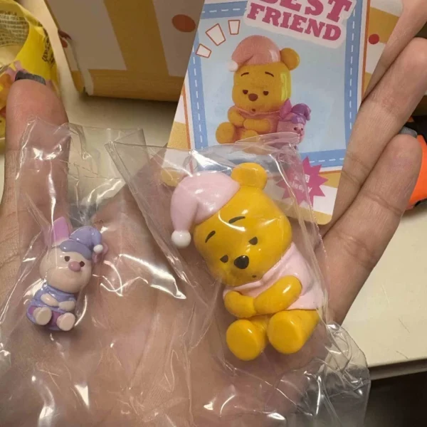 Anime Cartoon Winnie The Pooh Best Friend Series Blind Box Tigger Eeyore Piglet Model Collection Ornament Gifts For Kids - Image 14