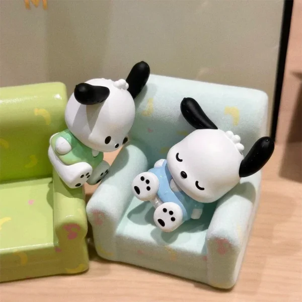 Sanrio Sitting Doll Series Blind Box Cute Sofa Cinnamoroll Hello Kitty Kuromi Mymelody Pachacco Mystery Box Kid Toy SurpriseGift - Image 27