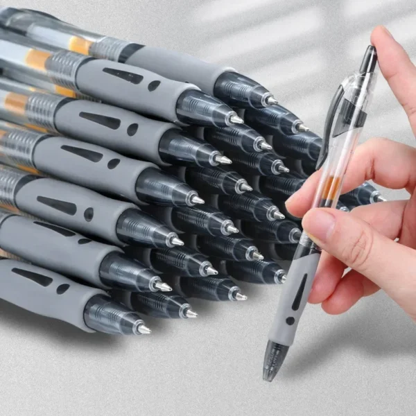 13/30pcs Retractable Gel Pens Set Black/Red/Blue Ink Ballpoint for Writing Refills Office Accessories School Supplies Stationery - Image 17