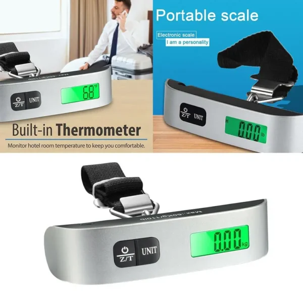 Luggage Scale 110lb 50kg Digital Handheld Portable Hanging Baggage Scale for Travel Suitcase Weight Scale - Image 21