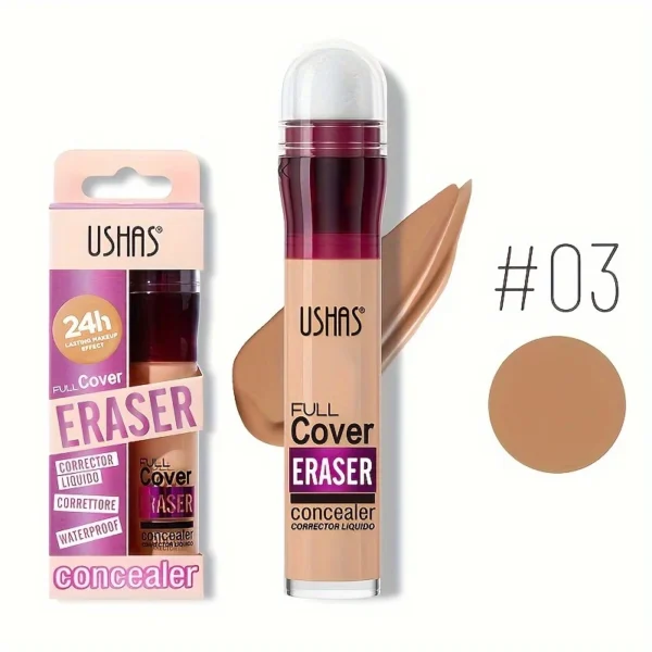 New Sponge Head Concealer for Dark Circles Freckles Acne Pigmentation and Blemishes Long Lasting Moisturizing Liquid Foundation - Image 10