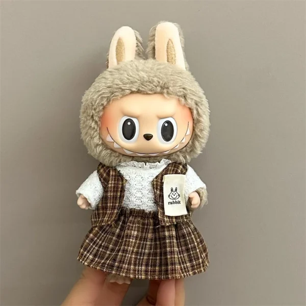 17cm Lbb Plush Doll Clothes Set Hairband T-shirt Pants Bag for 15cm Cotton Doll Dress Up Accessories DIY Toys Birthday gift - Image 17