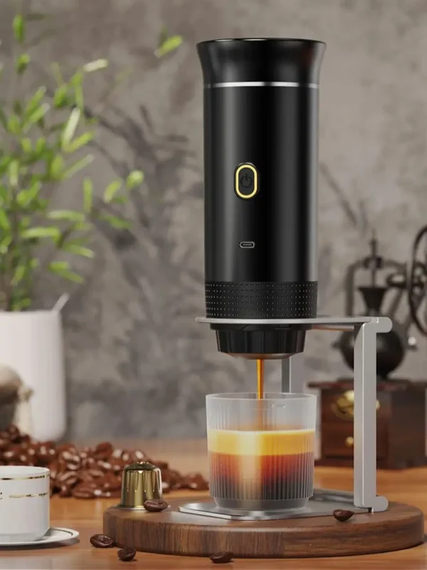 Wireless Electric Portable Espresso Coffee Machine for Car & Home Camping Coffee Maker 3-in-1 Capsule Powder Travel Coffee Maker - Image 17