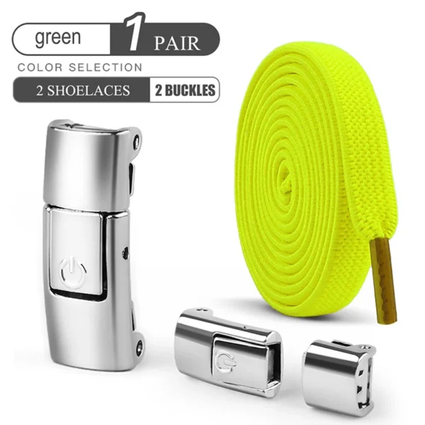 8mm No Tie Shoe Laces Press Lock Shoelaces Without Ties Elastic Laces Sneaker Kids Adult Widened Flat Shoelace for Shoes - Image 17
