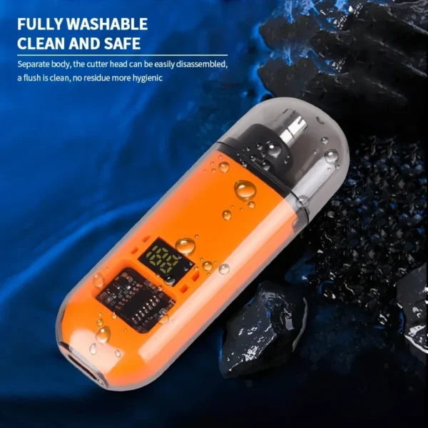 2 In 1 Electric Portable Ear And Nose Hair Trimmer Clipper 2024 Professional Painless Portable Eyebrow For Men - Image 14