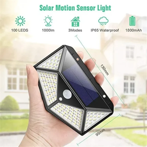 Multifunctional Solar Lamp Outdoor Garden Decoration Solar Led Light Waterproof Sunlight Powered Spotlight with Motion Sensor - Image 10