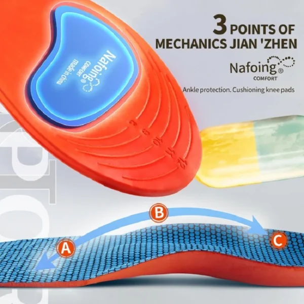 Sport Orthopedic Insoles for Feet Men Women EVA Breathable Shock Absorption Shoes Insole for Running Basketball Sport Care Pads - Image 16