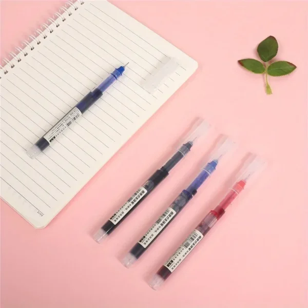 10Pcs/set High Quality Needle Type Gel Pens Straight Liquid Ballpoint Pen Kawaii Stationery School Office Supplies Writing - Image 16
