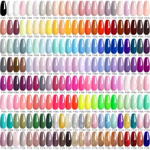 LILYCUTE 129 Colors 7ML Nail Gel Polish Nail Supplies Vernis Semi Permanent Nail Art Manicure Soak Off LED UV Gel Nail Varnishes - Image 159