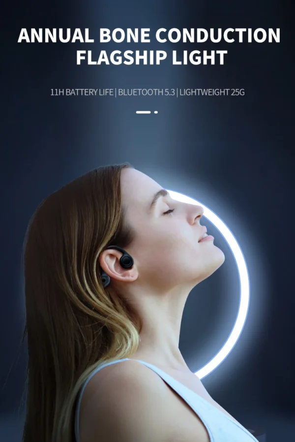 Xiaomi Mijia Real Bone Conduction Sport Headphone Wireless Earphone Bluetooth-Compatible Headset Hands-free with Mic for Running - Image 10