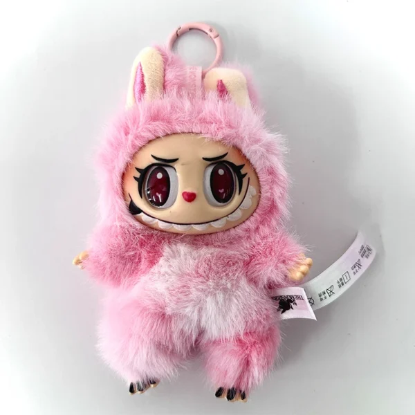 Labubu V3 Heartbeat Macaron Have A Seat Big Into Energy Series Pendant Doll Decor Keychain Collection - Image 14