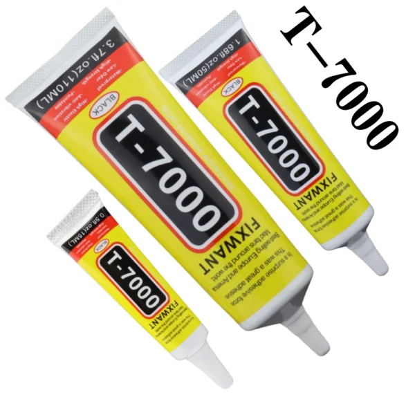 T7000 Black Soft Adhesive T-7000 Computer Cell Phone Touch Screen Repair Frame Anti-vibration Universal Glue 15/50/110ML - Image 9