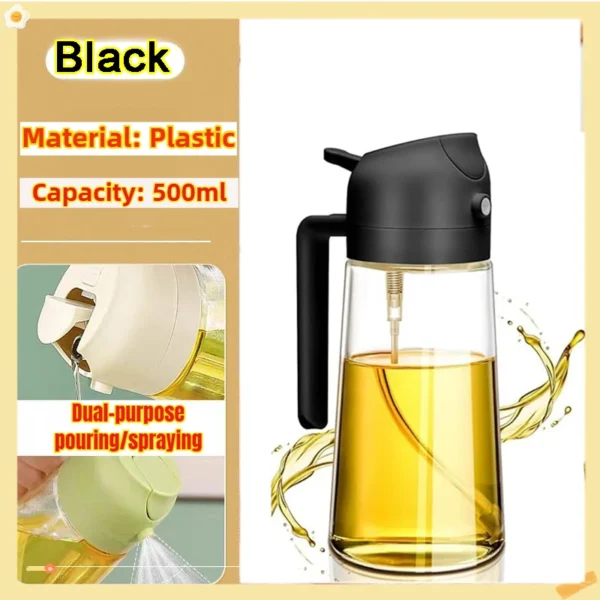 200/300/500ml Oil Spray Bottle BBQ Cooking Olive Oil Sprayer Kitchen Baking Oil Spray Empty Bottle Vinegar Bottle oil brush - Image 12