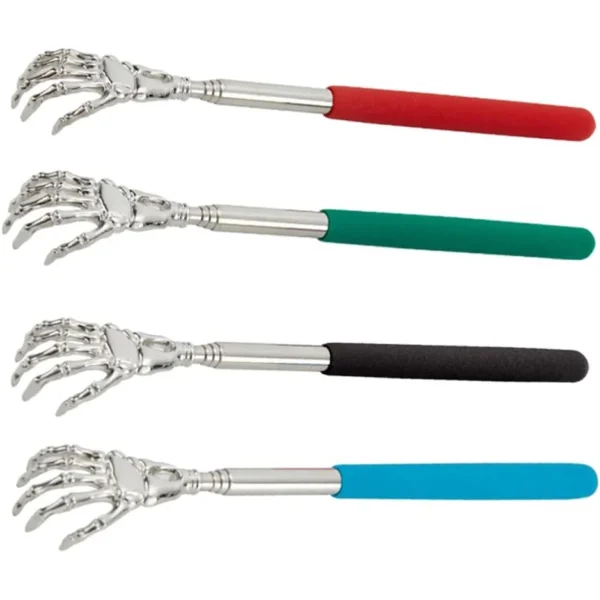 Stainless Steel Back Scratcher Telescopic Scratching Massager Extendable Itch Old Man Happy Health Products Hackle Handicrafts - Image 6