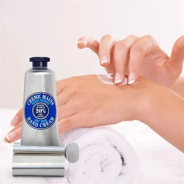 1pc Stainless Steel Wringer Roller Rotate Dispenser for Ointments Cosmetics Bathroom Accessories Toothpaste Squeezer Tube Roller - Image 3