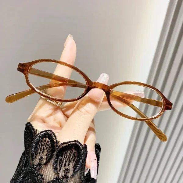 Women's New Finished Photochromic Myopia Glasses Men Small Oval Frame Minus Eyewear Fashion Discoloration Ultralight Eyeglasses - Image 24