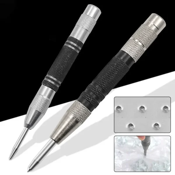 Spring Type Automatic Center Punch Locator Glass Striker Window Breaker Punch Centering Punch Punch Tool - Image 5
