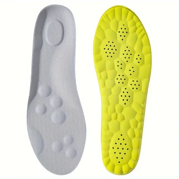 1Pair/2Pairs/4Pairs High Elasticity Latex Sport Insoles Soft Shoe Pads Arch Support Orthotic Insoles Breathable Deodorant Insole - Image 12
