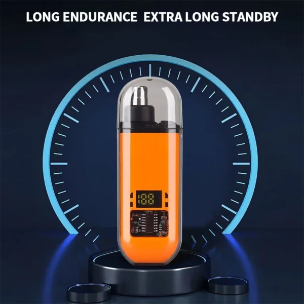 2 In 1 Electric Portable Ear And Nose Hair Trimmer Clipper 2024 Professional Painless Portable Eyebrow For Men - Image 2