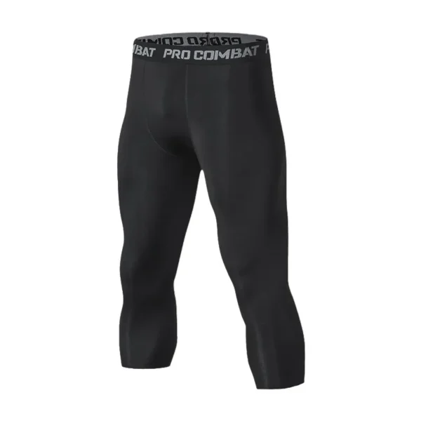 Mens Compression Pants Tights Cool Dry Leggings Sports Baselayer Running Tights Athletic Workout Active Shorts - Image 14