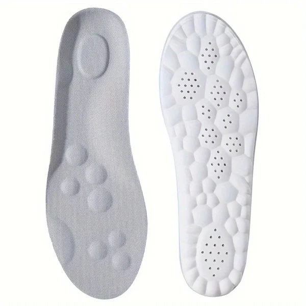 1Pair/2Pairs/4Pairs High Elasticity Latex Sport Insoles Soft Shoe Pads Arch Support Orthotic Insoles Breathable Deodorant Insole - Image 9