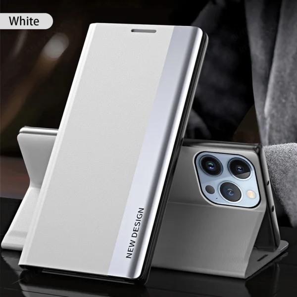 For Iphone 15 Pro Max Case Luxury Plating Leather Flip Cover For I Phone 15 Iphone15 ProMax 15Pro Plus Magnetic Stand Book Coque - Image 10